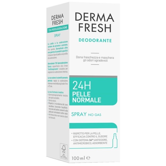 Meda Pharma Dermafresh 24h Pelle Normale Spray 100 Ml