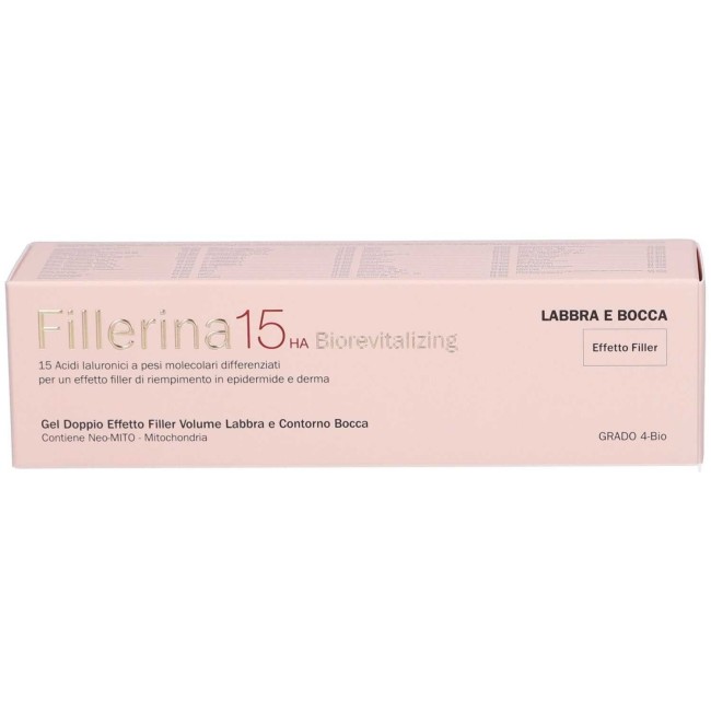 Dispenser da 7 ml di Labo Fillerina 15 Ha Labbra E Bocca Gel Bio rivitalizzante  Giorno 4 grado
