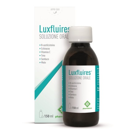 Pharmaluce Luxfluires Soluzione Orale 150 Ml Senza Glutine Naturalmente Privo Di Lattosio