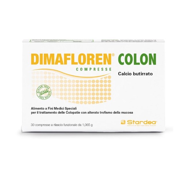 Stardea Dimafloren Colon 30 Compresse A Rilascio Funzionale 1085 Mg Senza Glutine Senza Lattosio
