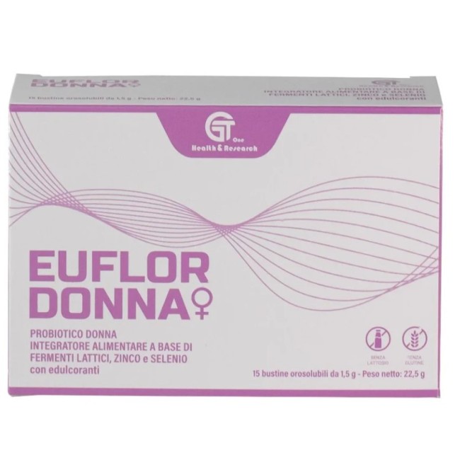 Gt One Health & Research Euflor Donna 15 Bustine