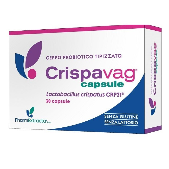 Pharmextracta Crispavag 30 Capsule Senza Glutine Senza Lattosio