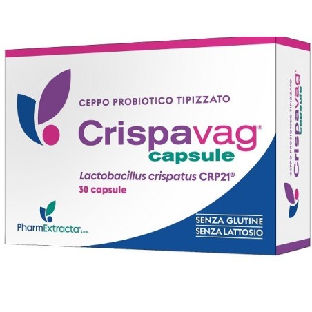 Pharmextracta Crispavag 30 Capsule Senza Glutine Senza Lattosio
