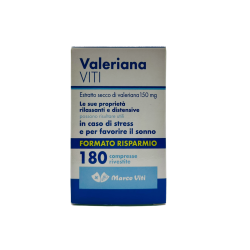 Marco Viti Valeriana 180 Compresse Rivestite Da 312 Mg Senza Glutine Senza Lattosio