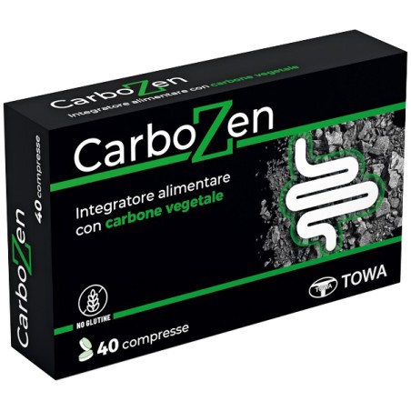 Towa Pharmaceutical Carbozen 40 Compresse Senza Glutine