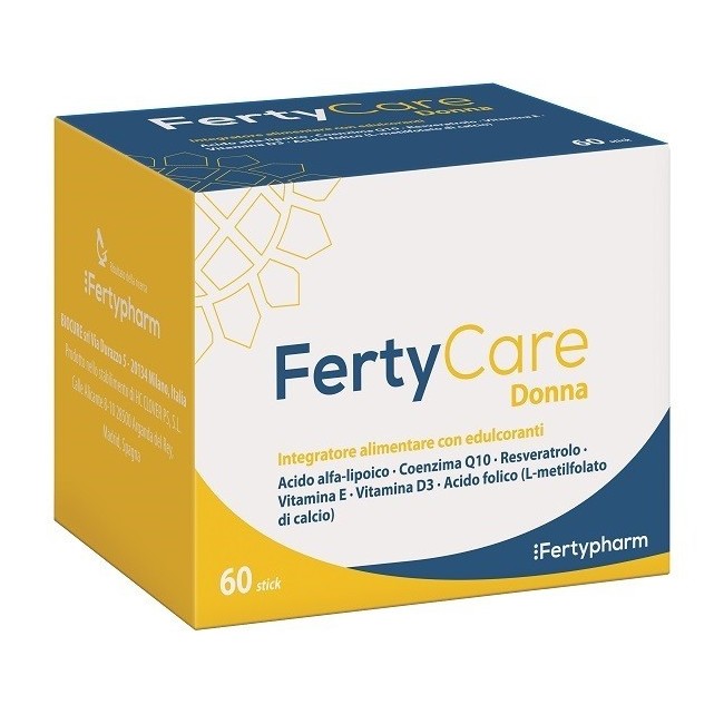 Biocure Fertycare 60 Stick Da 2 G Con Edulcoranti Senza Glutine Senza Lattosio Senza Zucchero