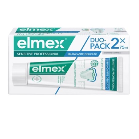 Giuliani Elmex Sensitive Professional Whitening Dentifricio Duo Pack 2 Tubi Da 75 Ml