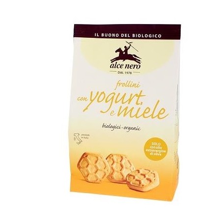 Alce Nero Frollino Yogurt E Miele Bio 350 G