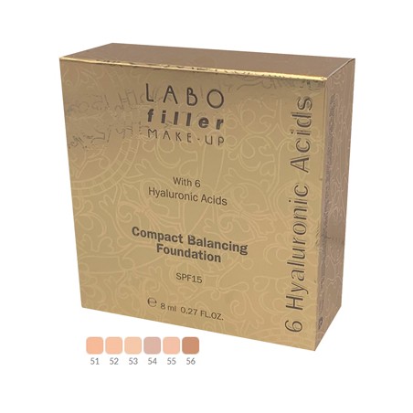 Labo Fondotinta Compatto Riequilibrante Spf 15 52
