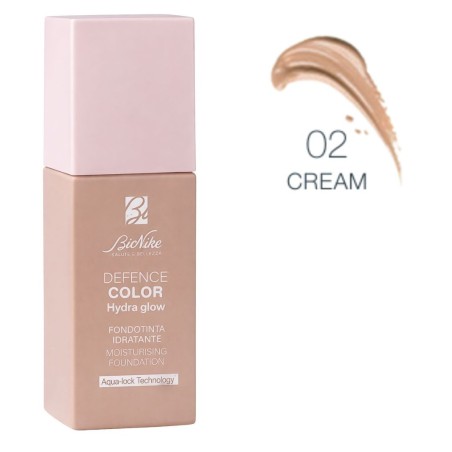 Bionike Defence Color Hydra Glow Fondotinta Idratante 02 Cream 30 Ml