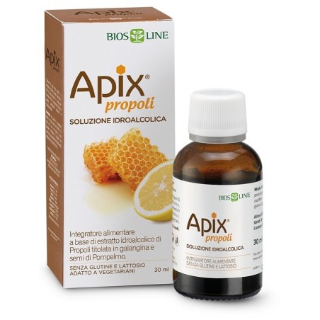 Bios Line Apix Propoli Soluzione Idroalcolica 30 Ml Senza Glutine E Lattosio
