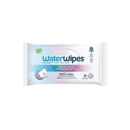 Waterwipes Unlimited Co. Waterwipes Adult Salviettine 30 Pezzi