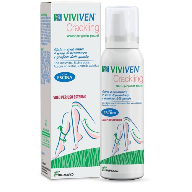 Italfarmaco Viviven Crackling Mousse Gambe Pesanti 150 Ml