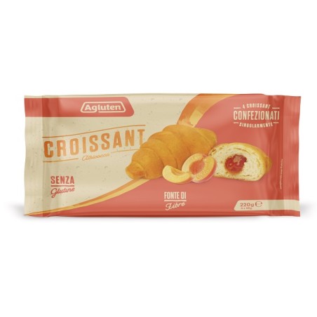 Nove Alpi Agluten Croissant Albicocca 4 Pezzi Da 55 G