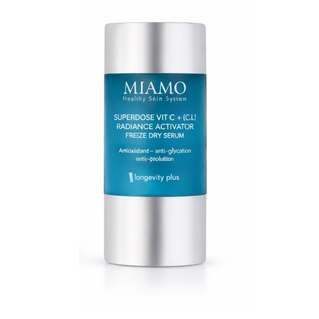 Miamo Longevity Plus Superdose Vitc C,l Radiance Activator Freeze Dry Serum 5 Ml