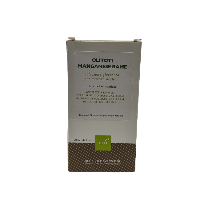 Oti Officine Terapie Innovative Olitoti Manganese Rame Soluzione Orale 20f