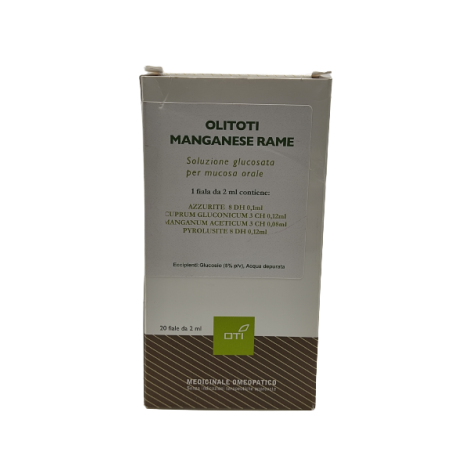 Oti Officine Terapie Innovative Olitoti Manganese Rame Soluzione Orale 20f
