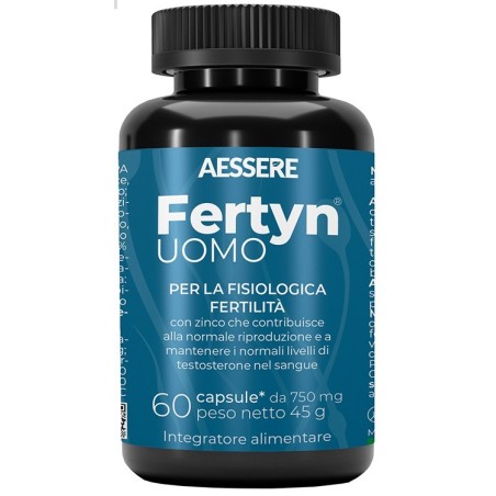 Aessere Fertyn Uomo 60 Capsule 750 Mg Senza Glutine Senza Lattosio