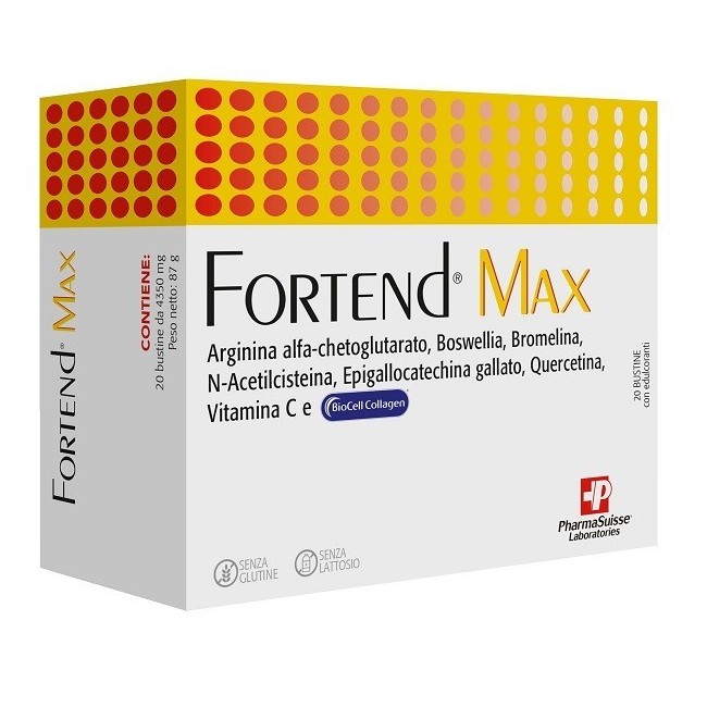 Pharmasuisse Laboratories Fortend Max 20 Bustine Senza Glutine E Lattosio