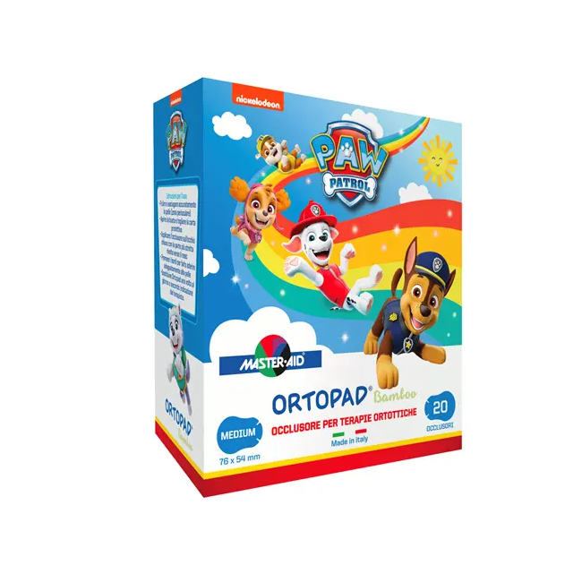 Pietrasanta Pharma Cerotto Occlusore Per Terapie Ortottiche Paw Patrol Medium 76x54 Mm 20 Pezzi