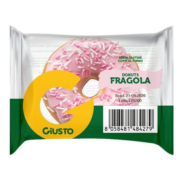 Farmafood Giusto Senza Glutine Donuts Fragola 35 G