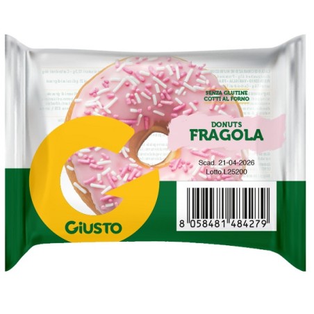 Farmafood Giusto Senza Glutine Donuts Fragola 35 G