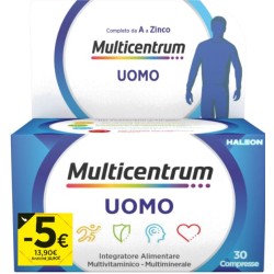 Confezione promozionale 2026 da 30 compresse di Haleon Multicentrum Uomo