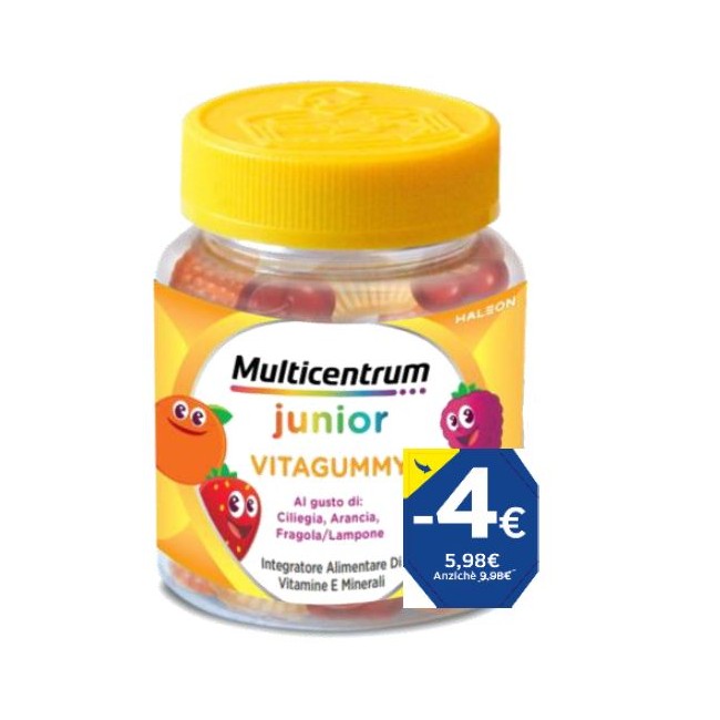 Confezione promozionale 2026 da 30 caramelle gommose di Haleon Multicentrum Vitagummy