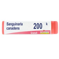 tubo monodose da 1 g di globuli di Boiron Sanguinaria Canadensis 200k