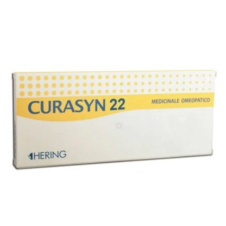 Confezione da 30 capsule da 500mg di Hering Curasyn 22
