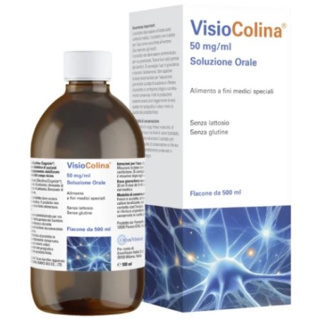 Flacone da 500ml di soluzione orale di VISIOCOLINA Sol.Orale