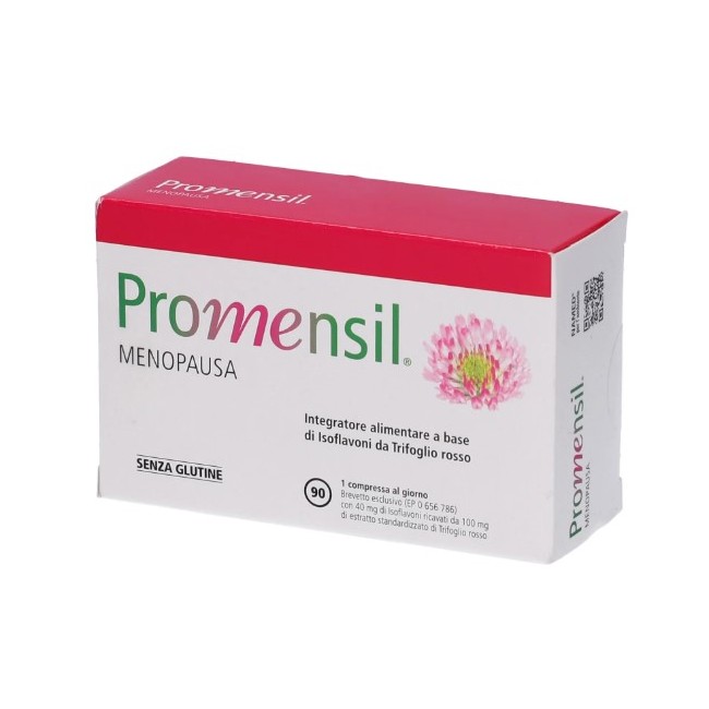Confezione da 90 compresse di Promensil Menopausa Confezione da 90 compresse di Promensil Menopausa