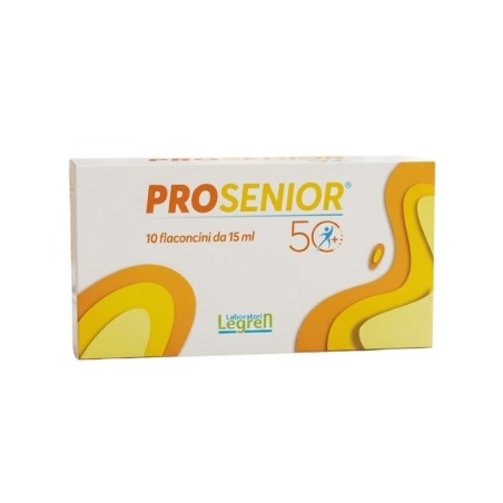 Laboratori Legren Prosenior 10 Flaconcini Da 15 Ml Con Edulcoranti