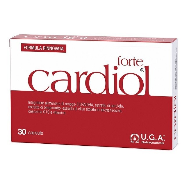 U. G. A. Nutraceuticals Cardiol Forte 30 Softgel Formula Rinnovata Senza Glutine