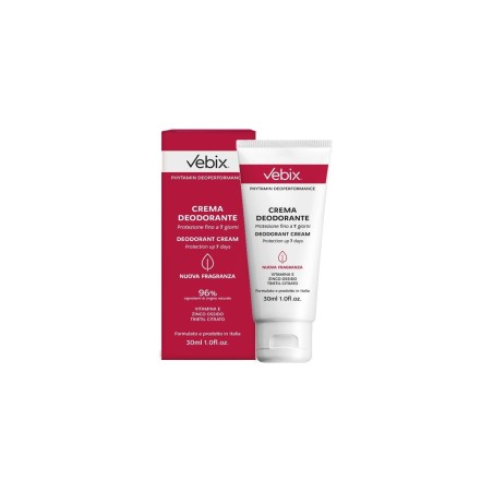 Vebix Deo Performance Crema 7 Giorni Con Profumo 30 Ml