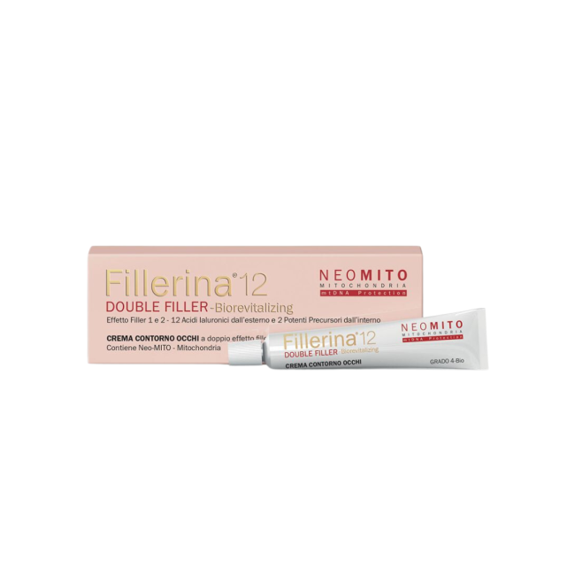 Labo Fillerina 12 Double Filler Neo Mito Biorevitalizing Eye Contour Cream Grado 4 Bio 15 Ml