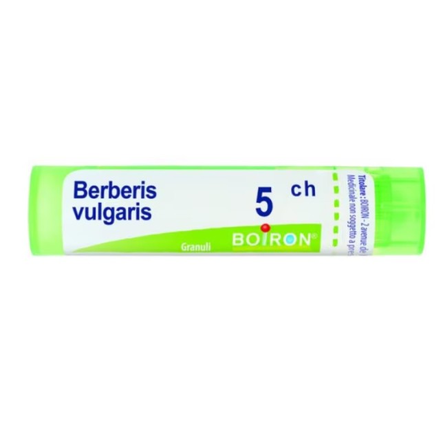 Flacone da 80 granuli (4g) di Boiron Berberis Vulgaris  5ch