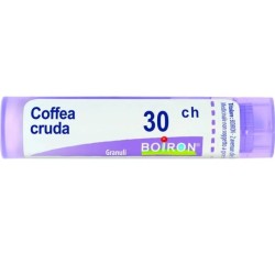 Contenitore multidose da 4g, circa 80 granuli di Boiron Coffea Cruda 30ch