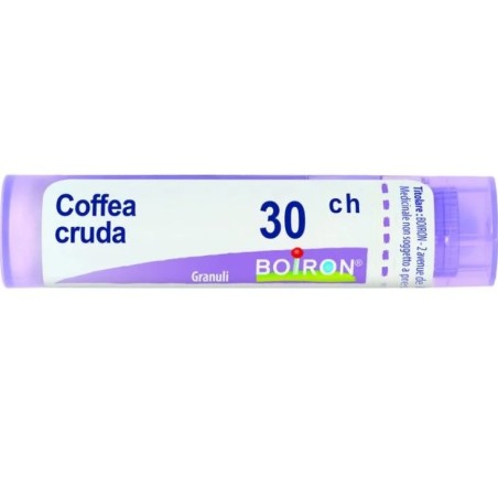 Contenitore multidose da 4g, circa 80 granuli di Boiron Coffea Cruda 30ch