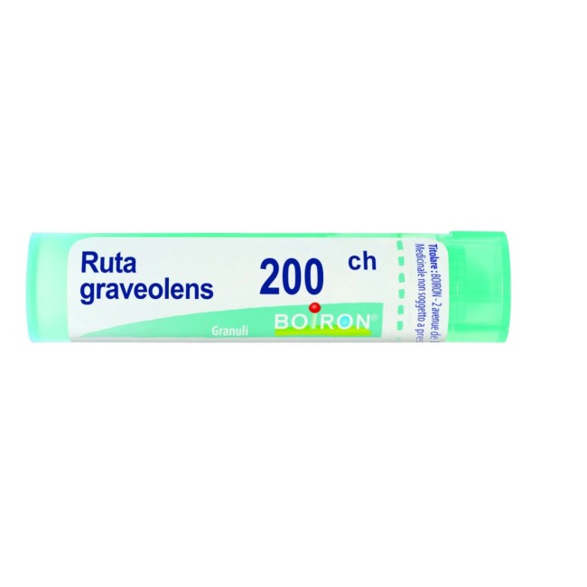 Contenitore multidose da 4g, circa 80 granuli di Boiron Ruta Graveolens 200ch