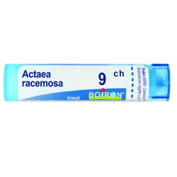 Contenitore multidose da 4g, circa 80 granuli. Tappo dosatore integrato di Boiron Actaea Racemosa 9ch