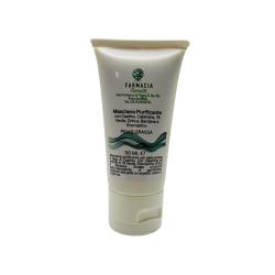 Flacone da 50 ml. Produzione artigianale in laboratorio cosmetico specializzato Maschera Limone Pelle Grassa