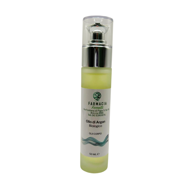 Flacone con contagocce da 50 ml di Olio Argan Puro Bio