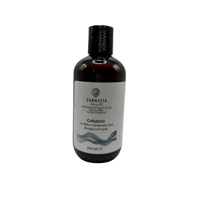 Flacone da 250 ml di Collutorio Con Malva Hamamelis E Clorexidina