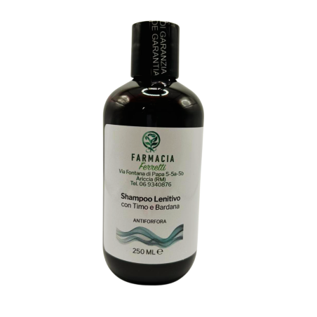 Flacone da 250 ml di Shampoo Forfora Timo Bardana