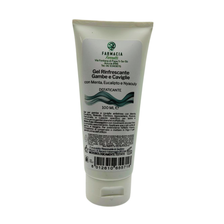 Flacone da 100 ml di Gel Rinfrescante Gambe Con Mentolo Nyaouly Eucaliptolo