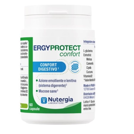 Laboratoire Nutergia Ergyprotect Confort 60 Capsule Senza Glutine