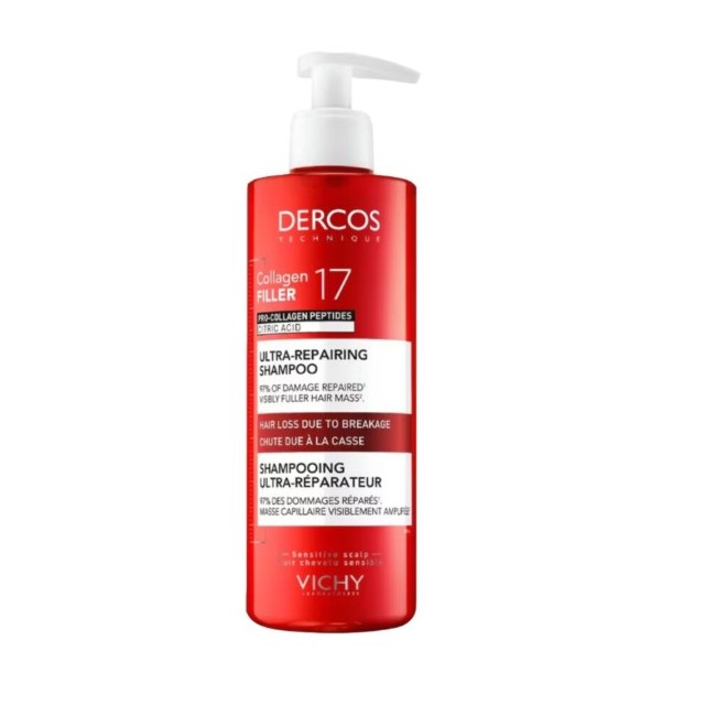 Vichy Dercos Technique Collagen Repair Shampoo 400 Ml