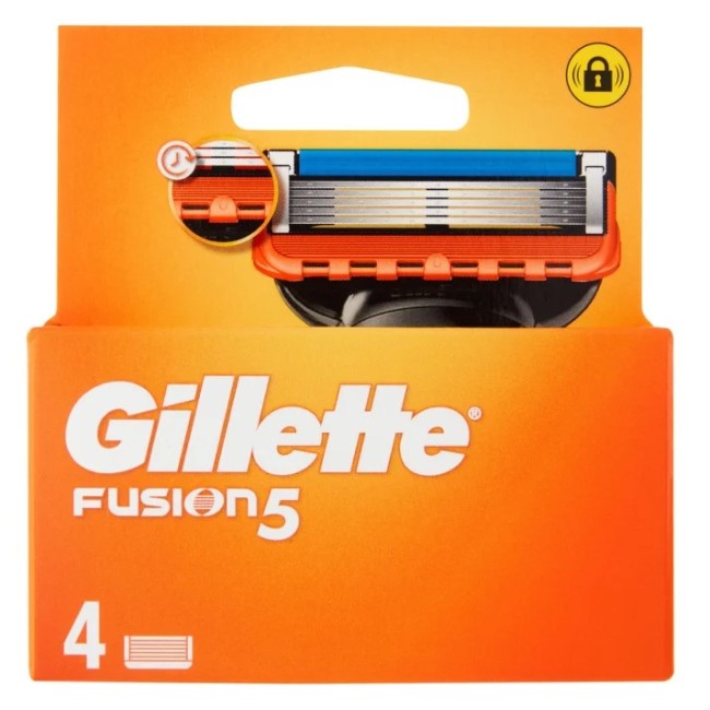 Procter & Gamble Gillette Lame Fusion5 4 Pezzi