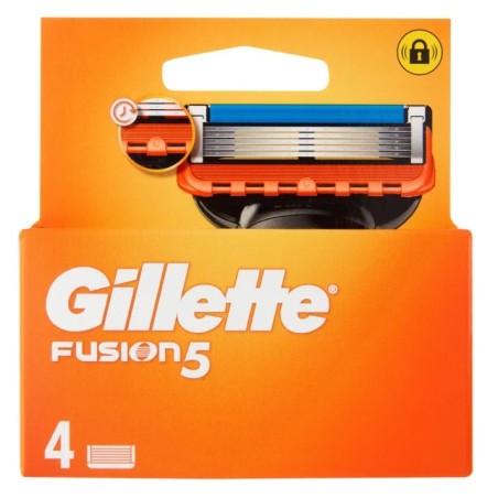 Procter & Gamble Gillette Lame Fusion5 4 Pezzi